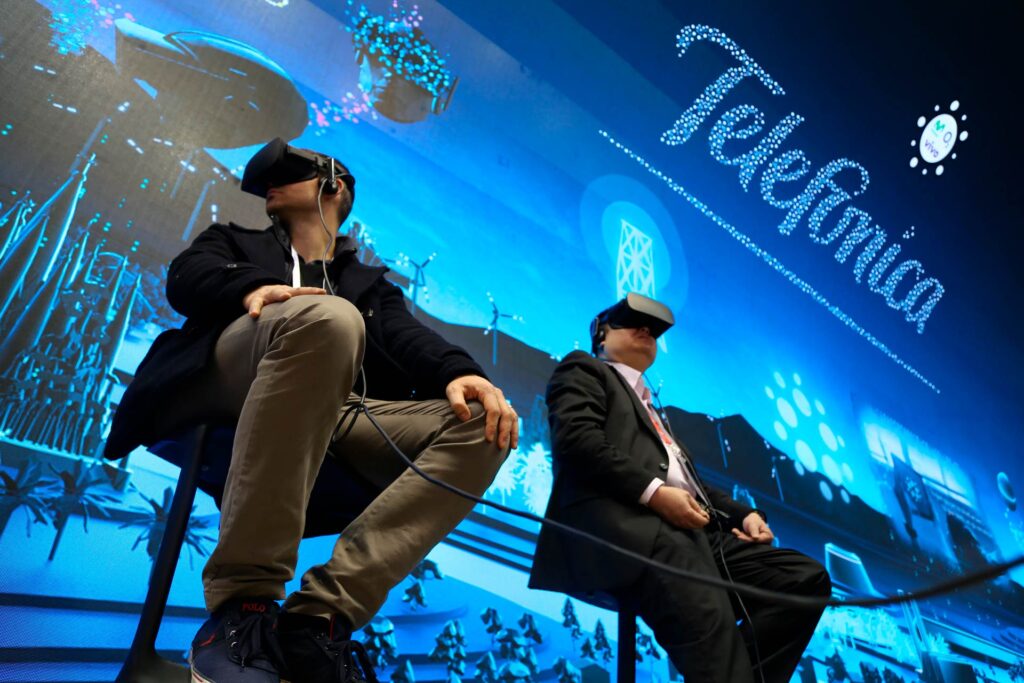 INSTALACIONES INTERACTIVAS PARA EL STAND DE TELEFÓNICA EN EL MWC 2018